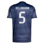 Günstige Fußballtrikots Real Madrid Bellingham 5 Auswärtstrikot 2025-26 Kurzarm